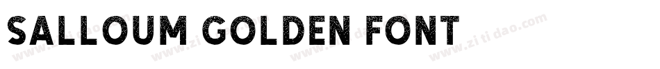 Salloum Golden Font字体转换